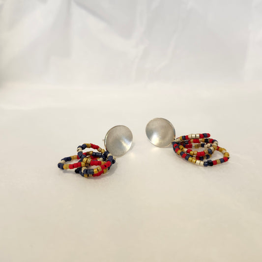 Petites boucles d'oreilles perlées 1